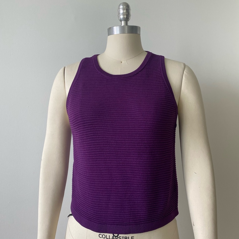 Aritzia Babaton Alrik Purple Top